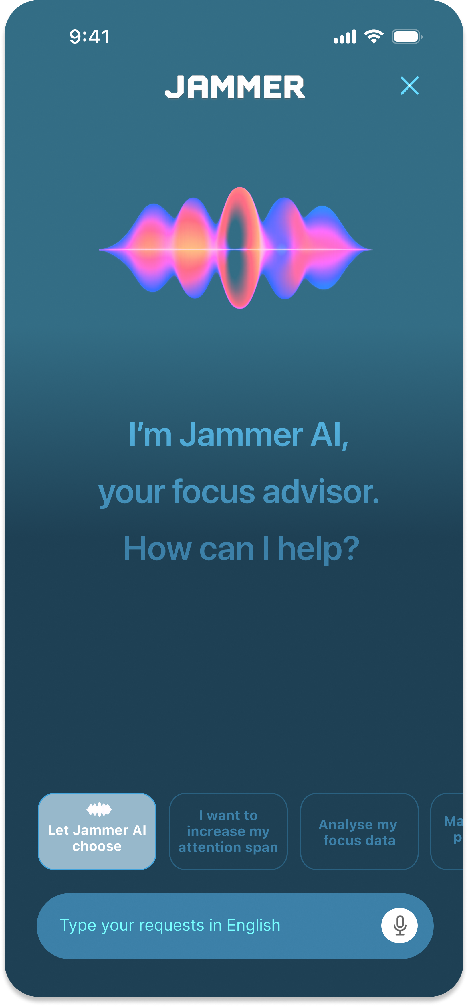 Jammer AI focus advisor